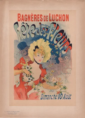J. Chéret, Fête des Fleurs de Bagnères-de-Luchon from Les Maîtres de L'Affiche, 1898, Original Lithograph