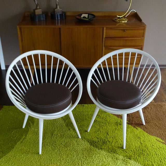 Scandinavian Ellipse Armchairs from Swedese, Set of 2 For Sale - Image 13 of 15