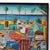 Jeanty J N Robert Vintage Haitian Painting on Board of a Village Scene For Sale - Image 4 of 8