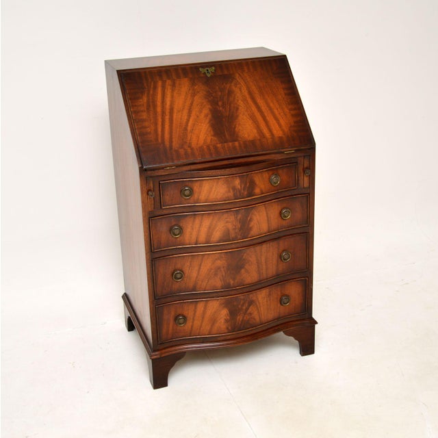 Vintage Georgian Secretaire, 1950s For Sale - Image 11 of 11