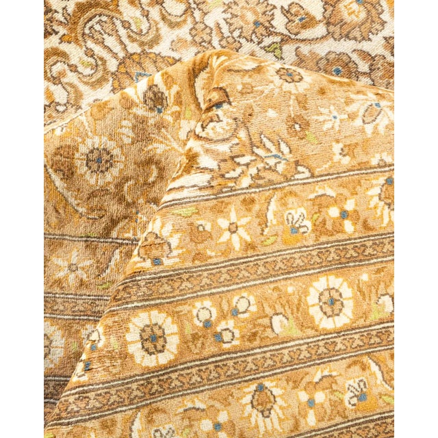 Textile Mogul, One-of-a-Kind Hand-Knotted Area Rug - Ivory, 8' 1" x 10' 8" For Sale - Image 7 of 8