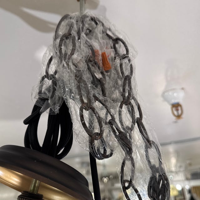 Pottery Barn Noah Bell Pendant Light For Sale - Image 11 of 12