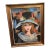 Mid 20th Century Expressionist Portrait Oil Painting of a Woman Wearing a Hat, Framed For Sale