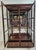 Brown 1990s Ethan Allen Brighton Mahogany China Cabinet Breakfront Hutch Display Zebra Wood For Sale - Image 8 of 12