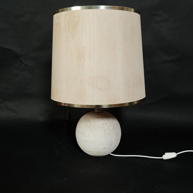 Travertine Table Lamp from Vasco Fontana Studio, 1970s For Sale - Image 14 of 14