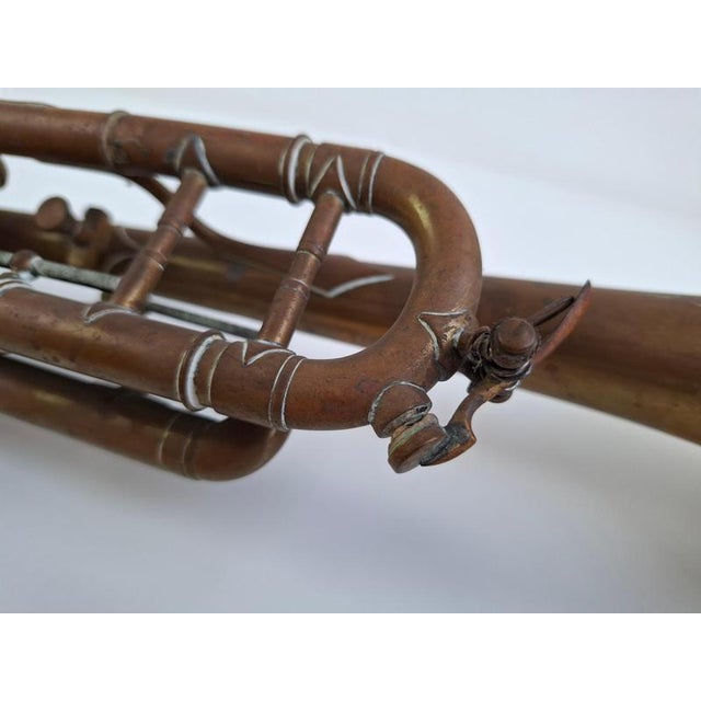 Brass Cornet in Flugelhorn Form from French J. Gras, 1940s For Sale - Image 10 of 18