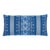 Schumacher Cosima Embroidery 24" Lumbar Pillow in Blue Multi For Sale