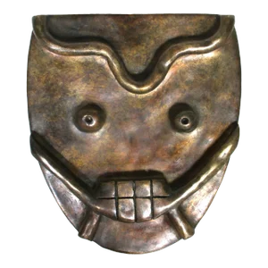 Face with Teeth Bronze Sculpture, Soveida