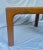 Wood 1970s California Coastal Chic White Ceramic Tile and Walnut Square Table For Sale - Image 7 of 11