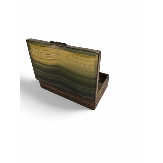 Agate Box with Gilt Bronze Mounts, 1870s For Sale - Image 9 of 11