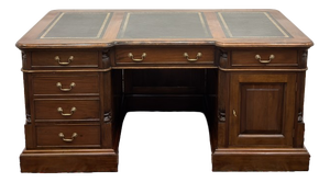 English Chesterfield Desk with Backboard