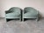 Wood 1980’s Vintage Selig Imperial-Style Barrel Back Upholstered Club Chairs – A Pair For Sale - Image 7 of 12