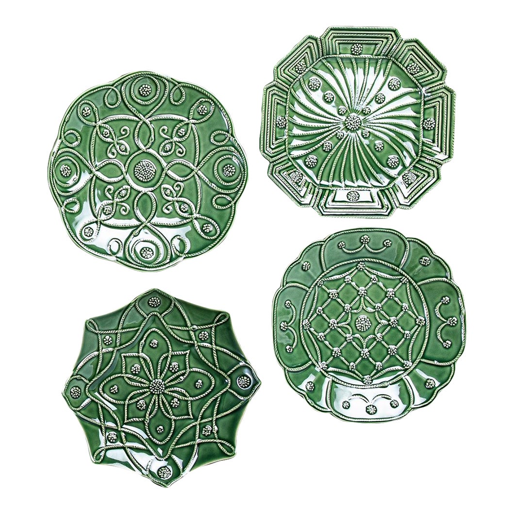 Veronica Beard for Juliska Jardins du Monde Green Party Plates