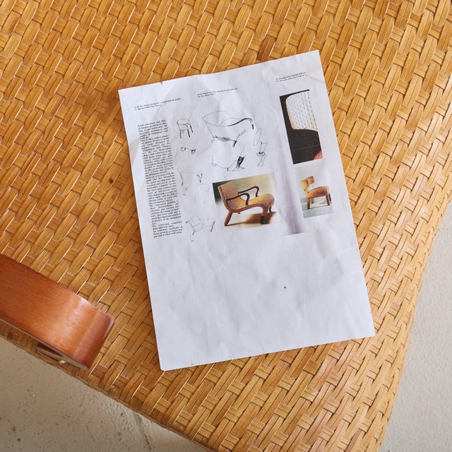 Gold Woven Leather Armchair by Antonio Citterio for B&B Italia, Italy, 1970s For Sale - Image 8 of 11