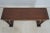 Neoclassical Baker Neoclassical Mahogany Console Table W. Paw Feet For Sale - Image 3 of 12