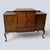 Art Deco Walnut Cocktail Cabinet with Brass Hardware, 1930s For Sale - Image 3 of 6