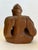 1920s Antique Wood Carving of a Monkey in a Monk's Robe For Sale - Image 5 of 15