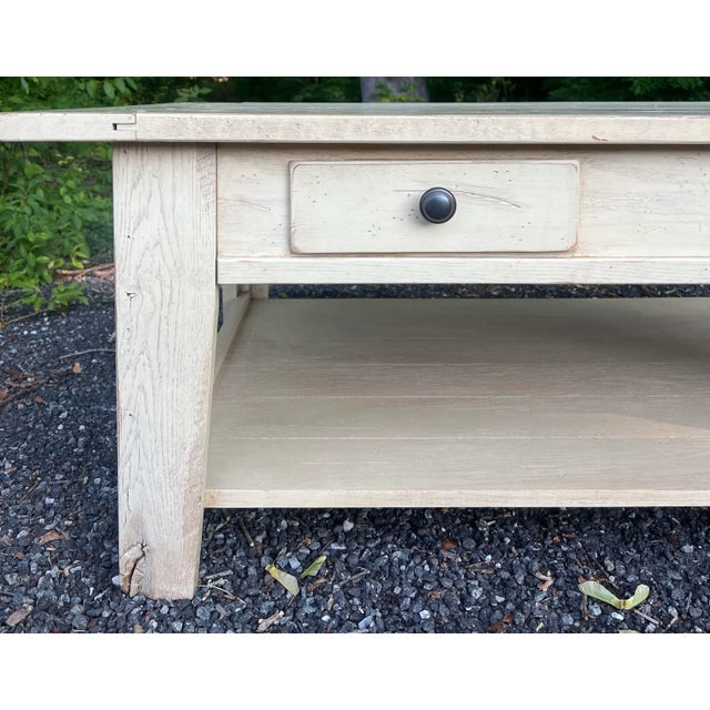 Wood Broyhill Attic Heirlooms Farmhouse Coffee Table For Sale - Image 7 of 12