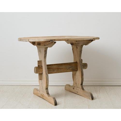 19th Century Antique Swedish Farm Table, 1800s For Sale - Image 5 of 9