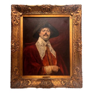 Alex De Andreis, Cavalier, Painting, Framed For Sale