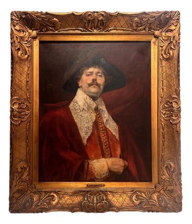 Alex De Andreis, Cavalier, Painting, Framed