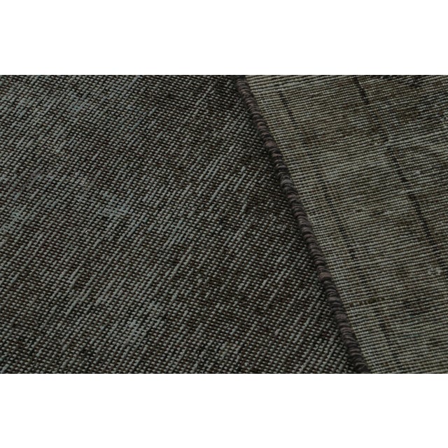 Textile Vintage Persian Rug in Brown and Black by Rug & Kilim For Sale - Image 7 of 7