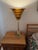 Art Deco 1980s Karl Springer Pair of Lamps - Bedside or Floor - Gold For Sale - Image 3 of 9
