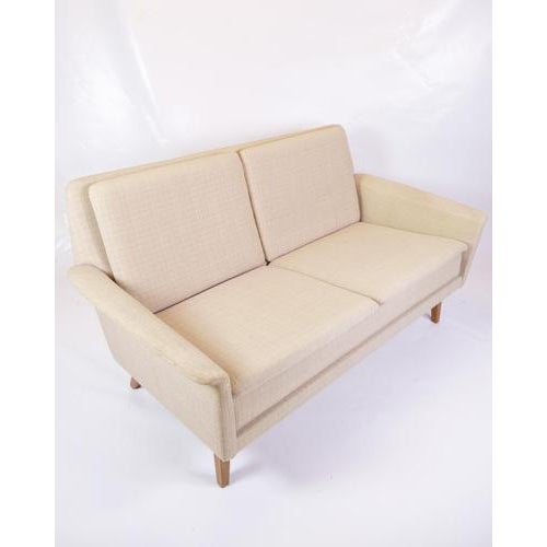 Gold Dux Sofa in Light Wool by Folke Ohlsson for Fritz Hansen, 1970s For Sale - Image 8 of 13