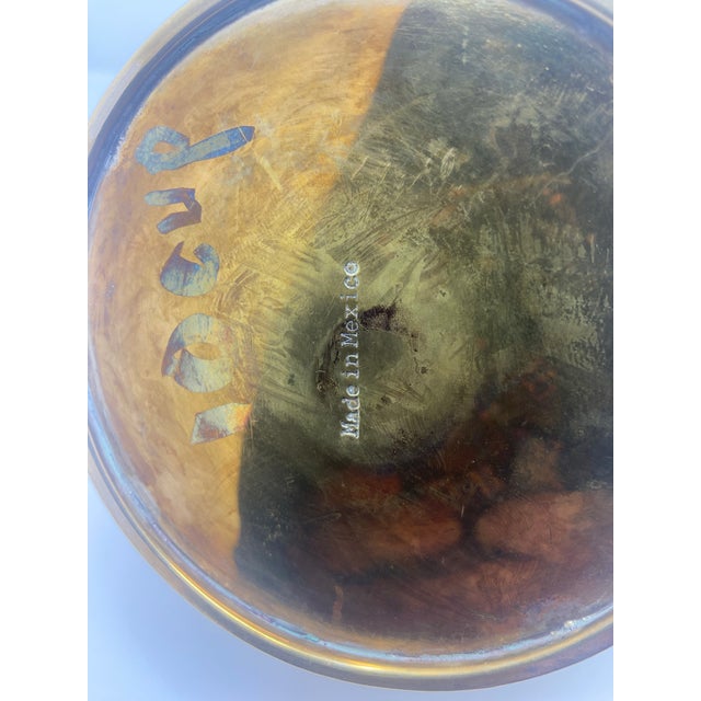 Vintage Brass Mexican Kettle/Teapot For Sale In Chicago - Image 6 of 6