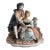 Vintage Capodimonte Porcelain Victorian Couple Figurine For Sale
