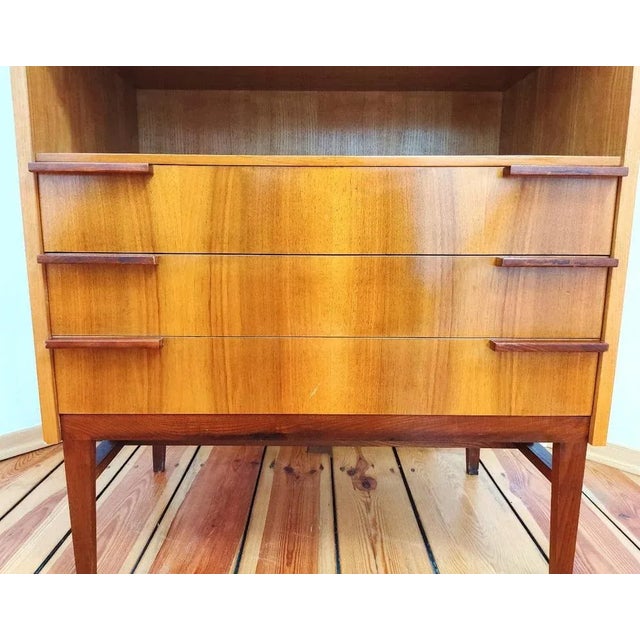 Project of secretary desk by F. Mesulanic, Czechoslovakia, 1960s, Vintage Minimalism, modernity, elegance - these features...