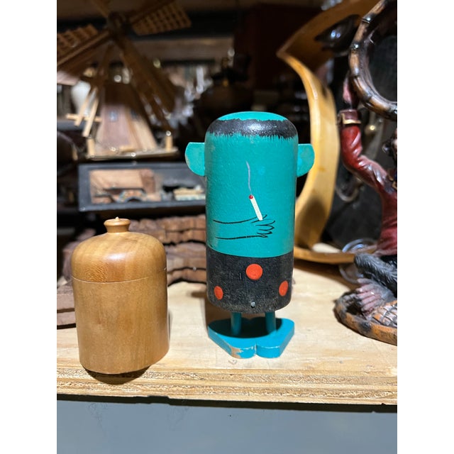 1970s Vintage Popsie Wooden Novelty Toy For Sale - Image 5 of 9