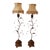 Fine Art Lamps Bronze and Crystal Lamps - a Pair For Sale