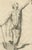 Anatomical Male Figure Study with Raised Arm, 1745, Paper For Sale - Image 6 of 10