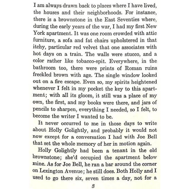 1950s "Breakfast at Tiffany's: A Short Novel and Three Stories" 1958 Capote, Truman For Sale - Image 5 of 5