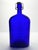 Italian 1970s Vintage Italian Cobalt Blue Glass “Cognac” Decanter Bottle For Sale - Image 3 of 8
