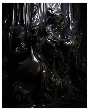 Kevin Abanto, Reflective Essence, Digital Print, 2023