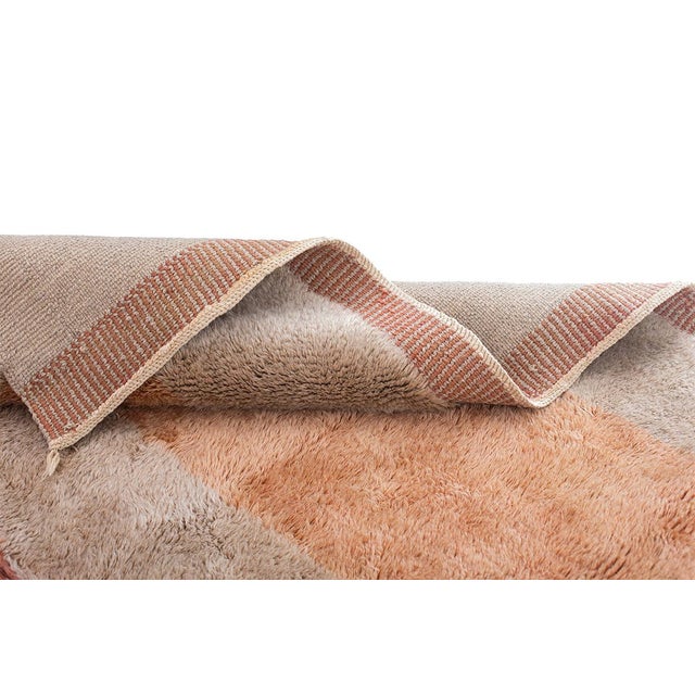 Beige Premium Hand-Knotted Moroccan Wool Rug | 11'9" X 8'0" | One of a Kind For Sale - Image 8 of 8