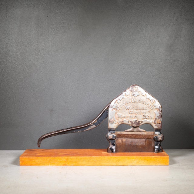 Antique General Store Tobacco Plug Cutter c.1890-1920 For Sale - Image 4 of 8