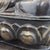 Bronze Vintage Bronze Sitting Buddha Sculpture With Yellow Bead Necklace For Sale - Image 8 of 8