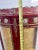 Vintage French Curio China Cabinet Vitrine Demilune Lighted Locking Curved Glass For Sale - Image 10 of 13