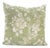 Handmade Linen 20x20 Decorative Throw Pillow With 100% Feather Insert in Floral Motif For Sale