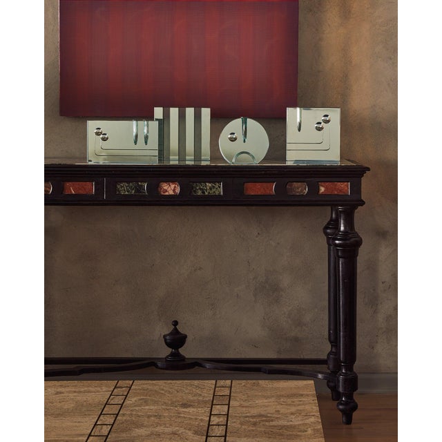 A sculptural Italian cut crystal vase designed by Pierangelo Gallotti &amp; Luigi Radice in the 1960s. Produced by Fontana...