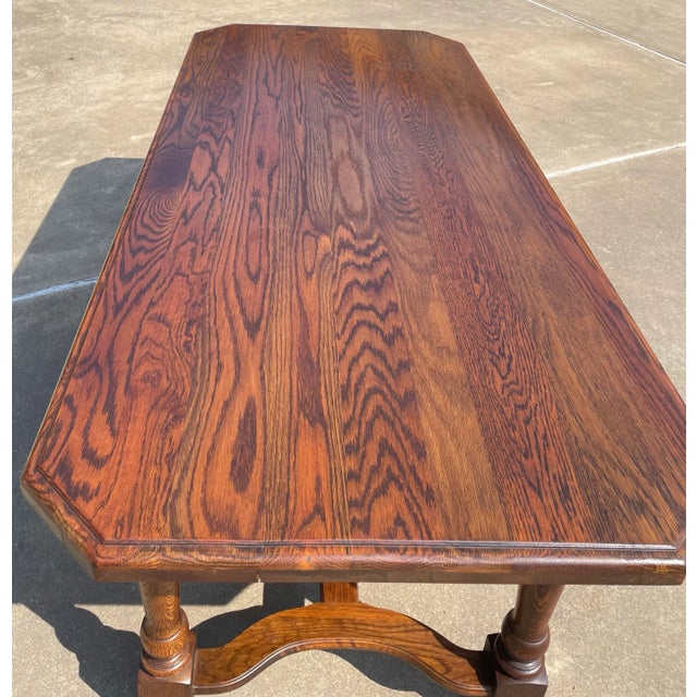 Wood French Country Dining Table - Seats 8 For Sale - Image 7 of 12