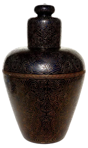 Vase by Wilhelm Schiller & Son, Majolica Austria, 1890s