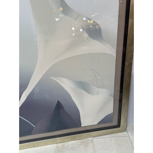 Nancy Denison Harlequin Calla Lily Signed Serigraphs, Set of Two For Sale - Image 10 of 12