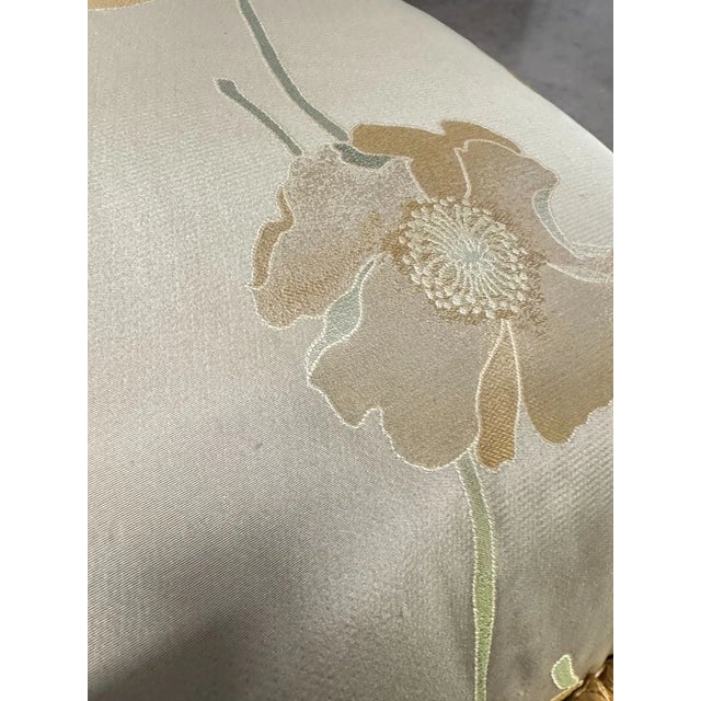 Vintage Floral Satin & Tapestry Pillows - Set of 3 For Sale - Image 14 of 14