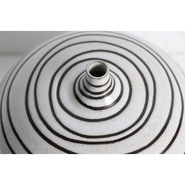 Art Pottery Vase by Noted Ceramic Artist Boyan Moskov 2011 For Sale - Image 9 of 13