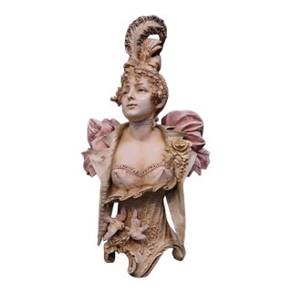 Vintage Late 19th Century Teplitz Bust For Sale