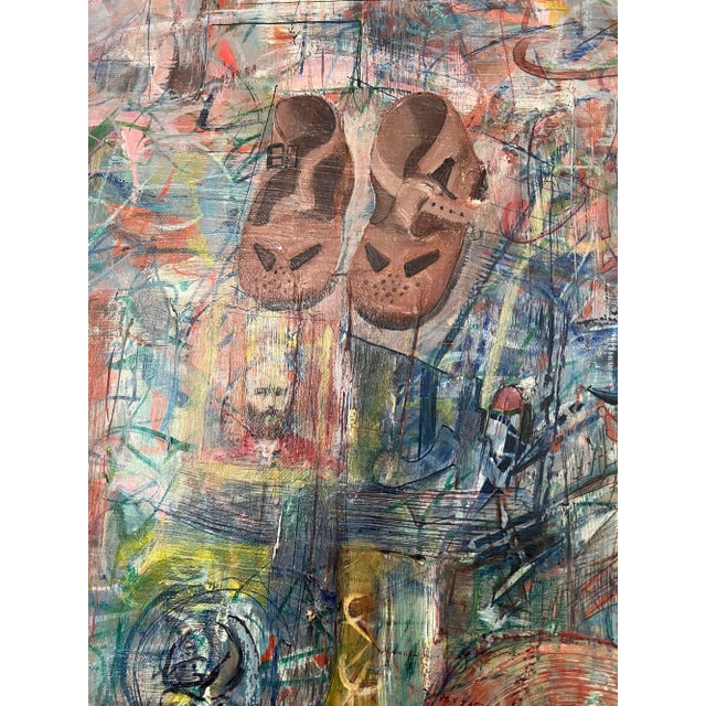 Pierre Henry, Souvenirs d'enfancre, Oil on canvas For Sale - Image 5 of 11